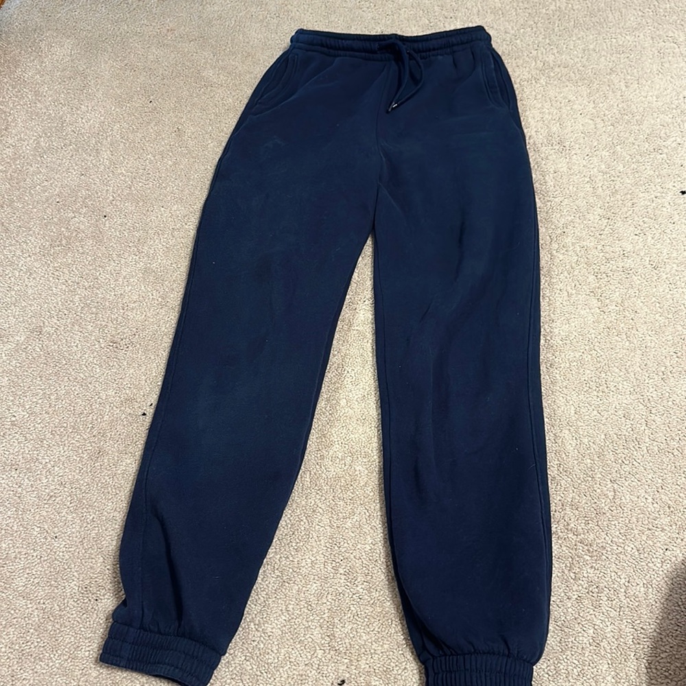 XXS navy blue Divided sweatpants